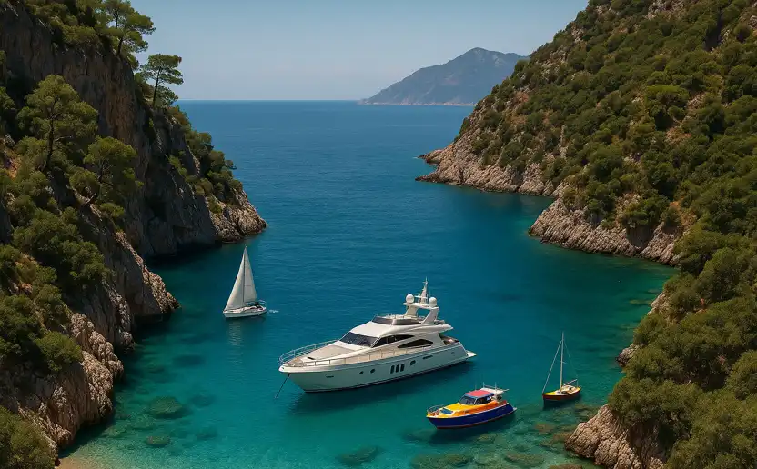 The Most Beautiful Bays of Antalya – Hidden Paradises Reachable Only by Yacht 